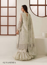 Reena By Alizeh Embroidered Chiffon 3 Piece Unstitched Suit AF25RV5 D-4048 NASHMIA